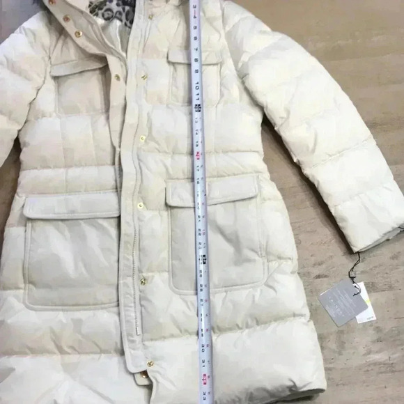 NWT Laundry ivory colored coat size medium - Picture 9 of 9